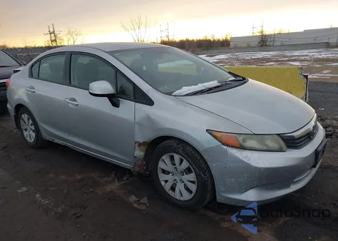 2012 Honda Civic Lx from USA, damaged, VIN 2HGFB2F54CH325559